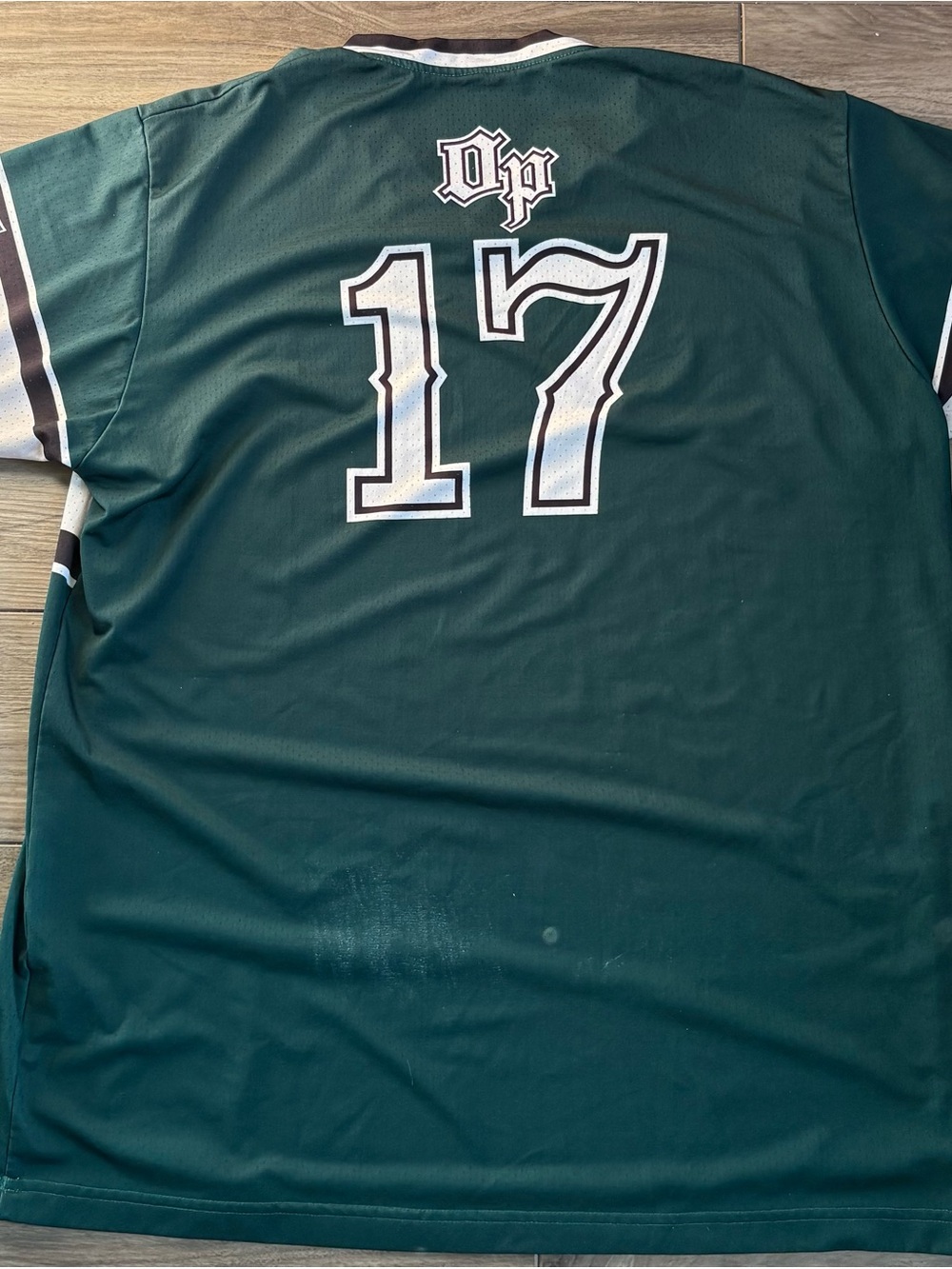 MLB Dark Green #17 Team Jersey with White Trim